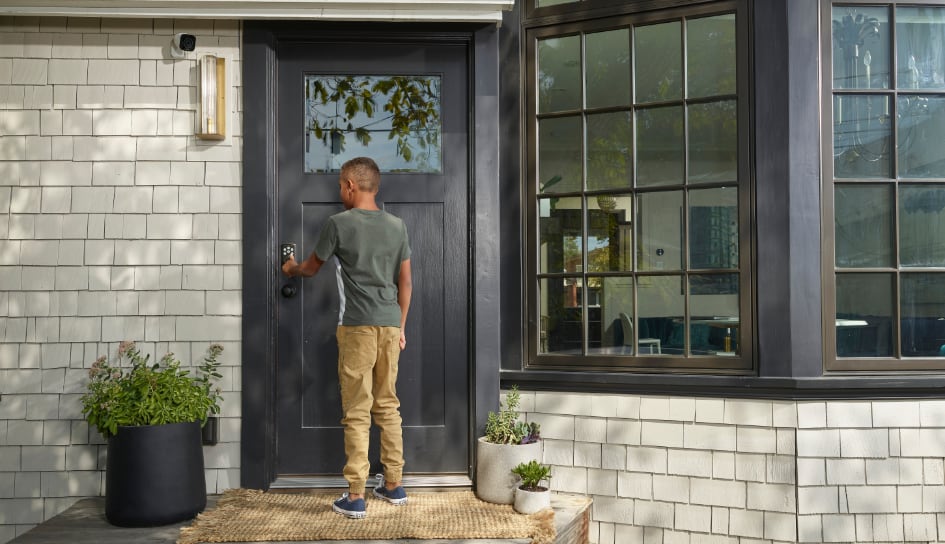 Vivint Smart Lock on home in Albuquerque