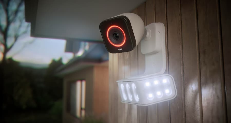 Vivint's Spotlight Camera Pro with smart deter technology